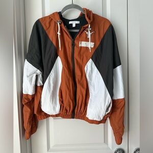 Women’s Wear By Erin Andrews University Of Texas Longhorn Windbreaker Size Small